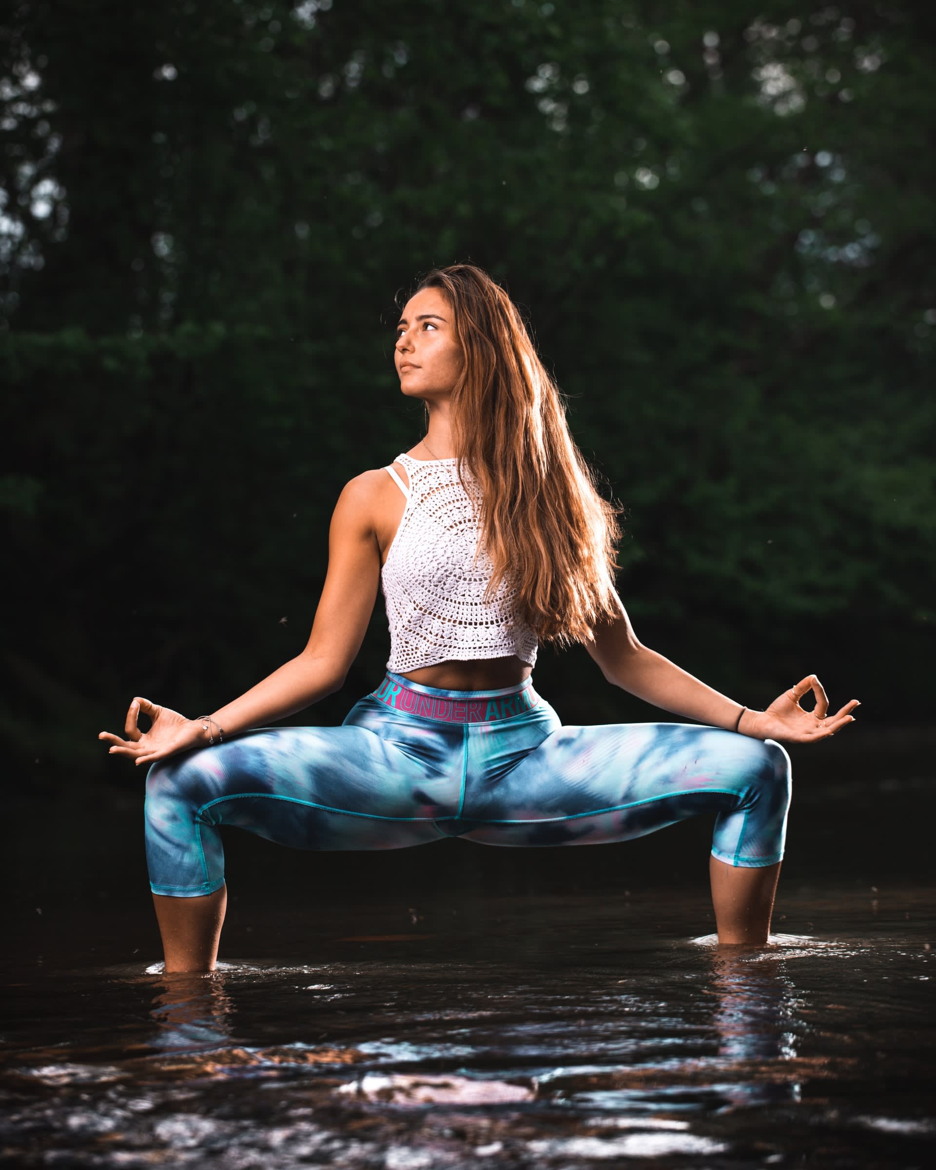 woman in athleisure wear